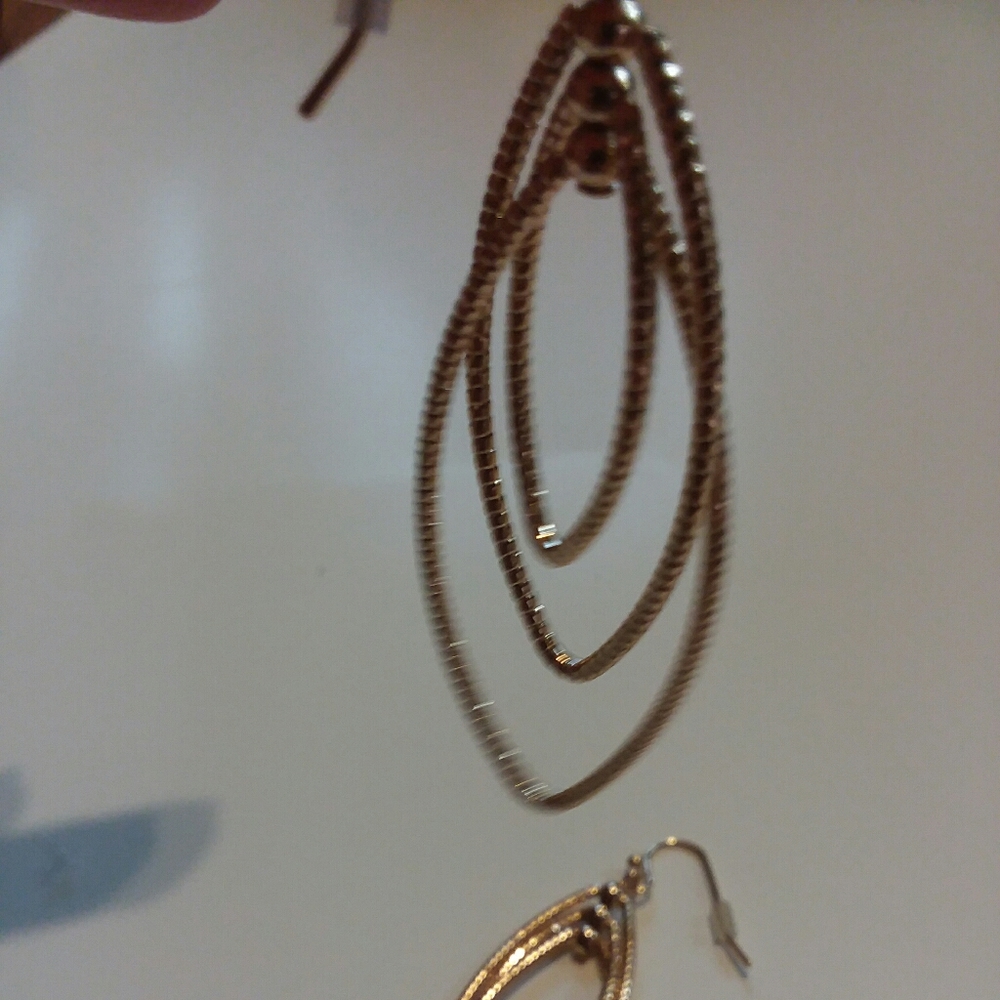 Trio twist earrings